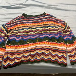 Multicolor Striped Women's Sweater